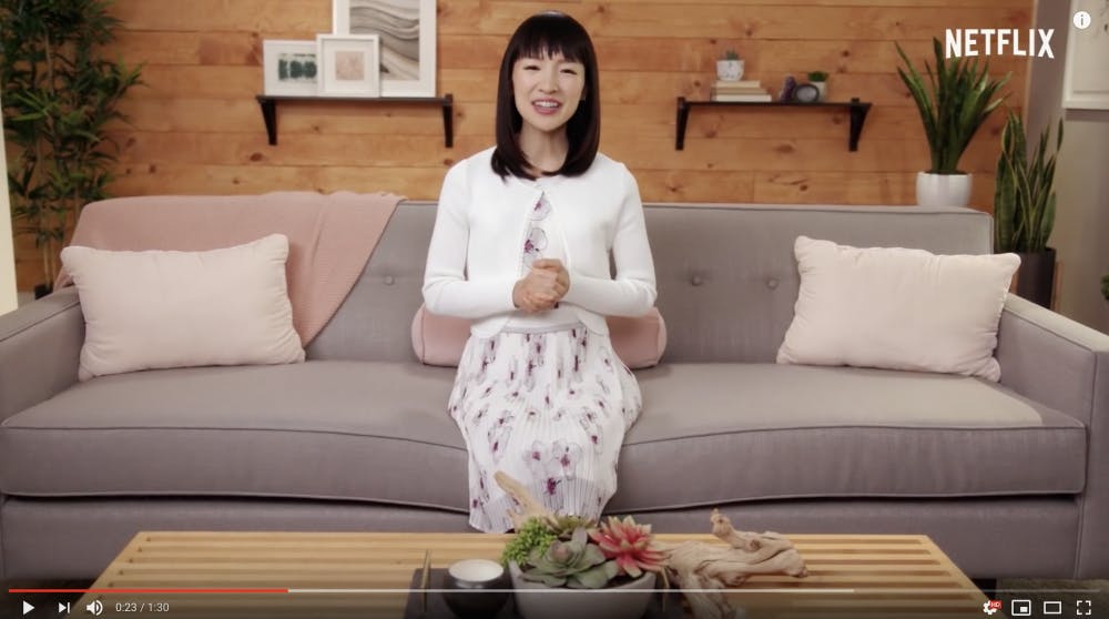 Tidying guru Marie Kondo helps people tidy up their homes in Netflix's  “Tidying Up With Marie Kondo.”