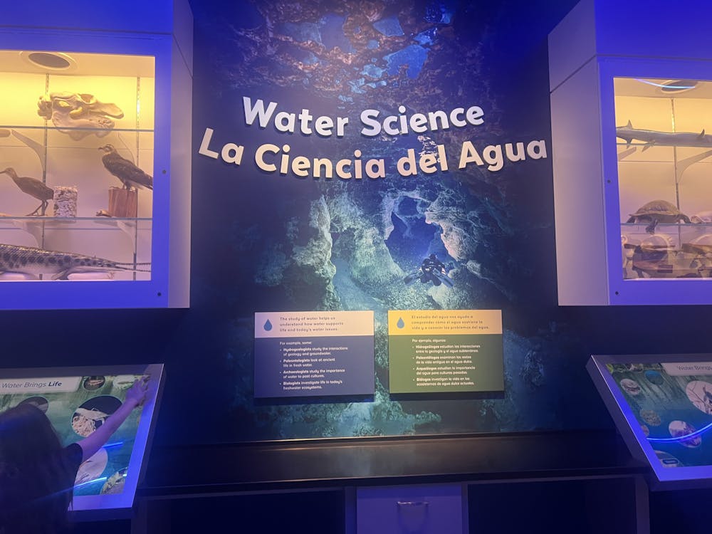 <p>Florida Museum of Natural History, at 3215 Hull Road, debuts its first bilingual﻿ aquatic exhibit, Water Shapes Florida, on March 23, 2024. </p>