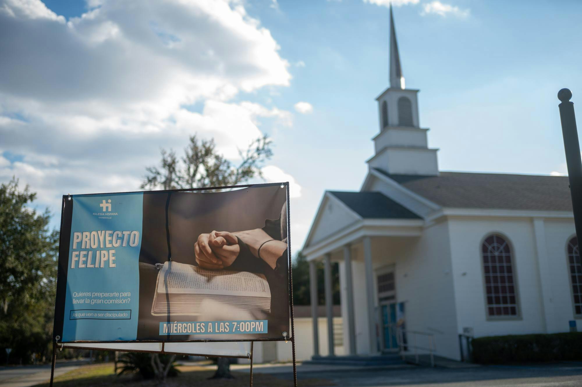 Ridgeview Baptist Church stands at 3508 NW 19th St., Thursday, Feb. 12, 2026, in Gainesville, Fla.
