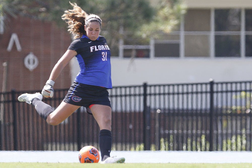 Florida goalkeeper Kaylan Marckese decided to play soccer in college rather than volleyball.