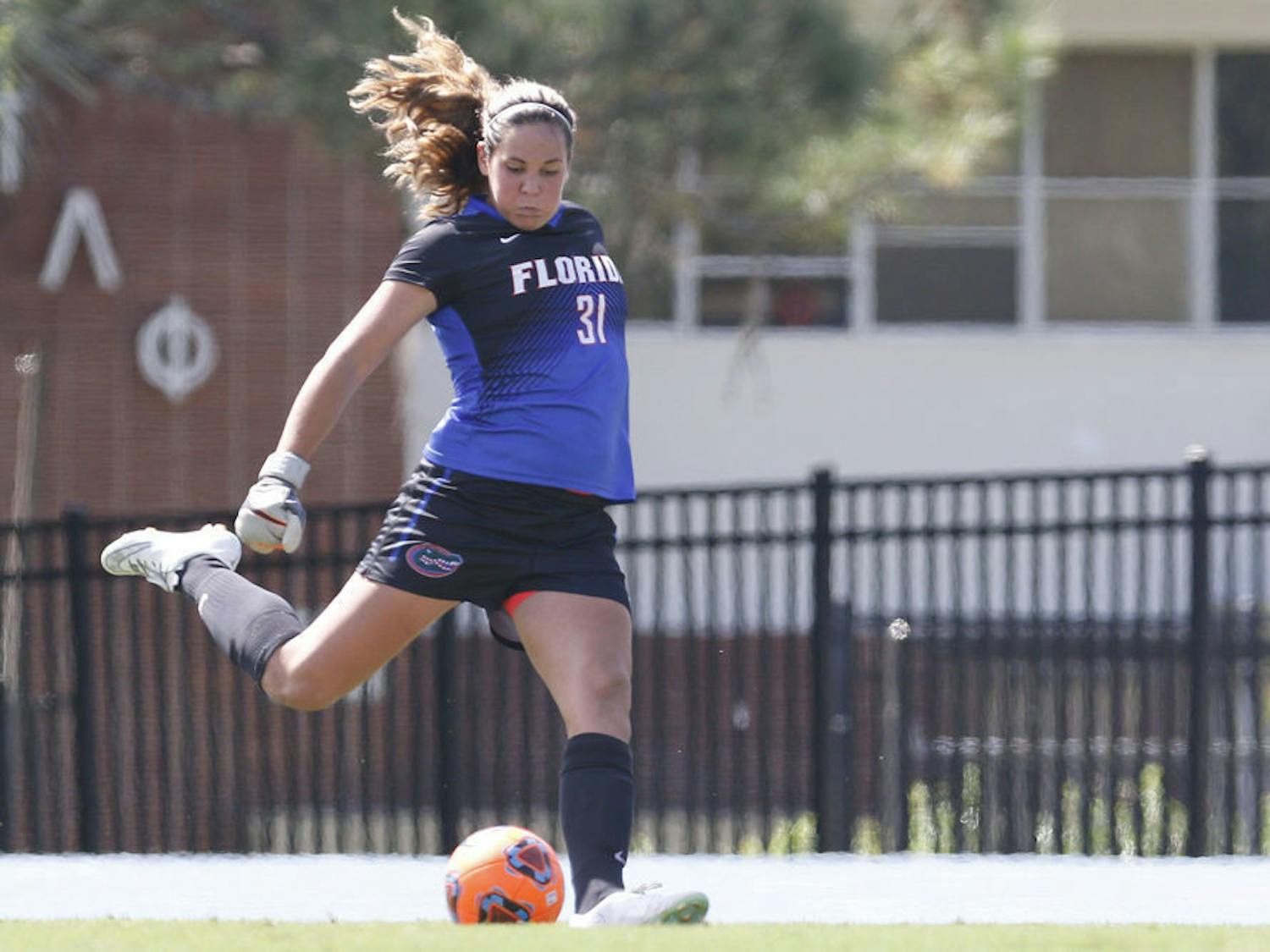 Florida goalkeeper Kaylan Marckese decided to play soccer in college rather than volleyball.