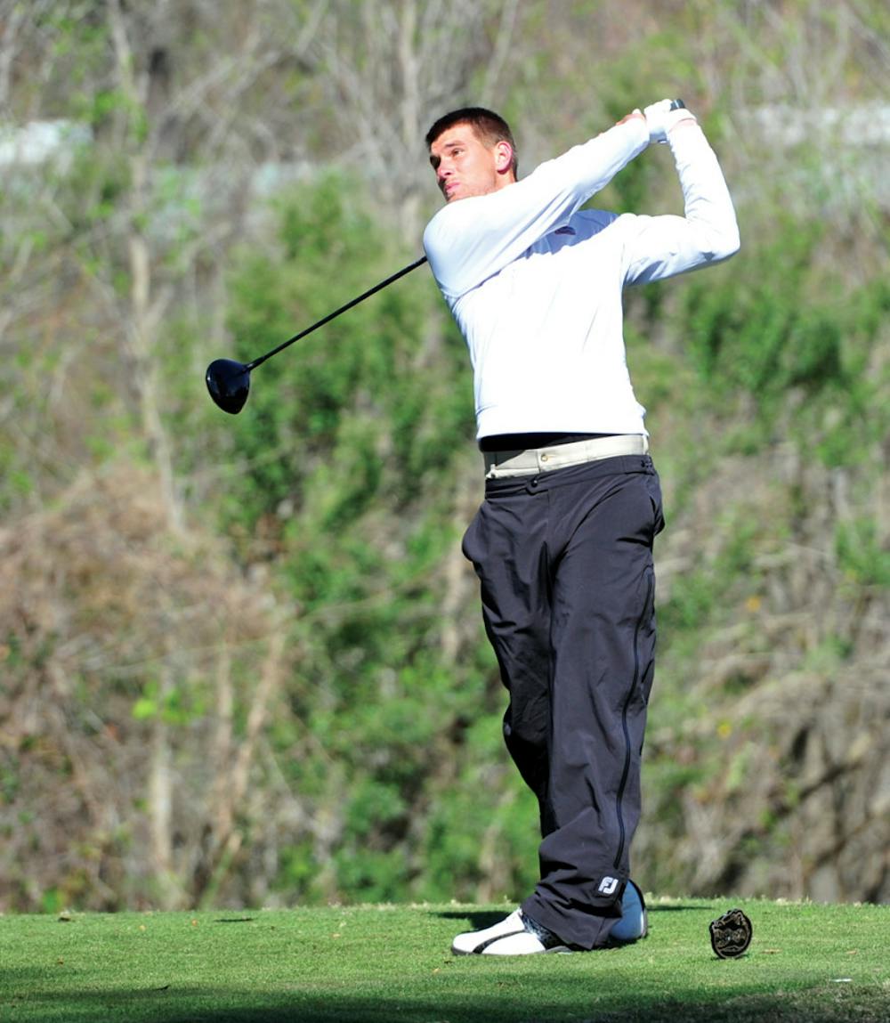 <p>Senior T.J. Vogel finished tied for seventh after carding a 68 (-2) in the final round of the Olympia Fields/Illini Invitational on Tuesday. Vogel finished in the top-10 for the second-straight tournament.</p>