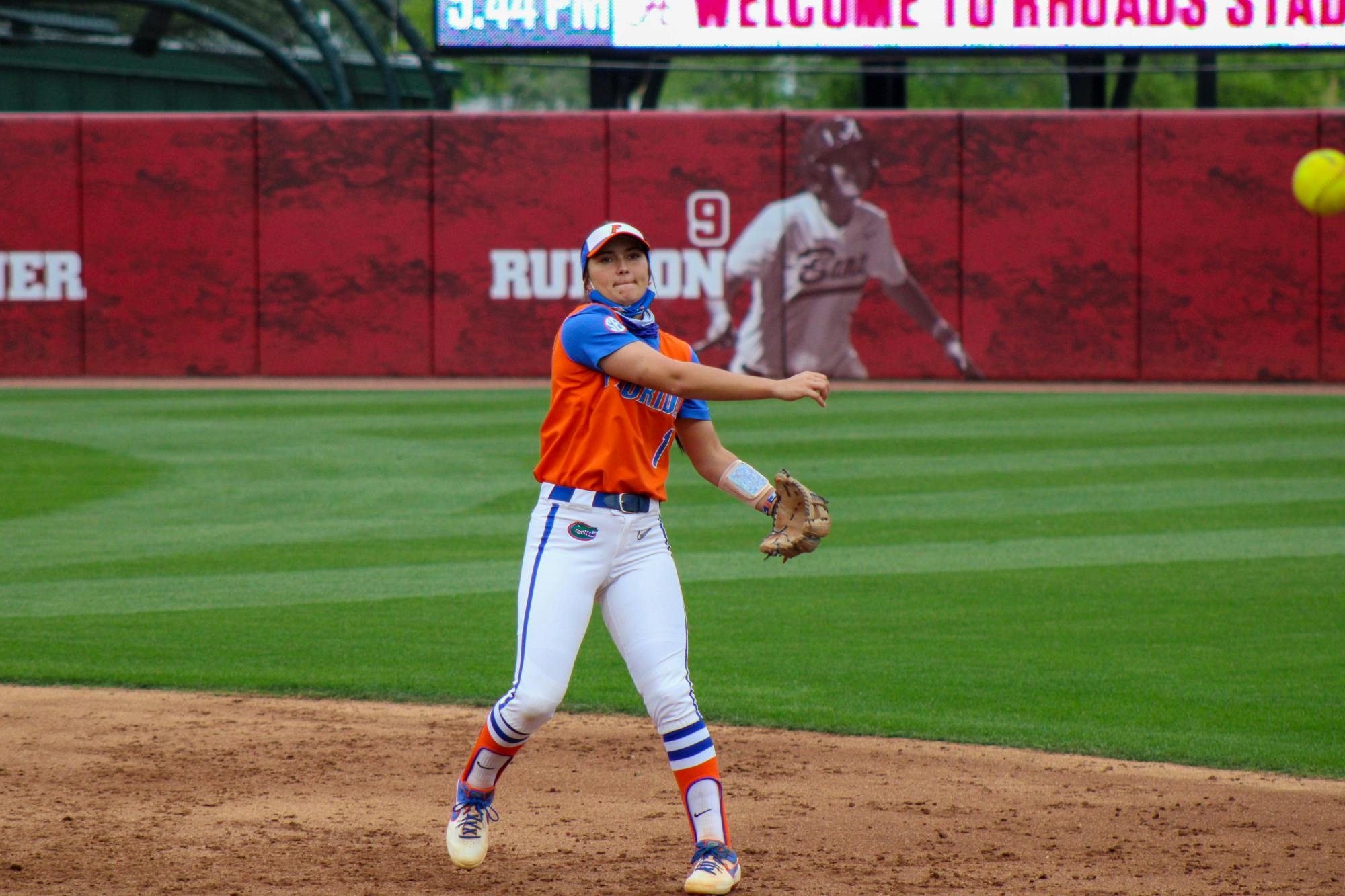 Hannah Adams came up clutch for the Gators in their 3-2 victory over Mizzou Sunday.