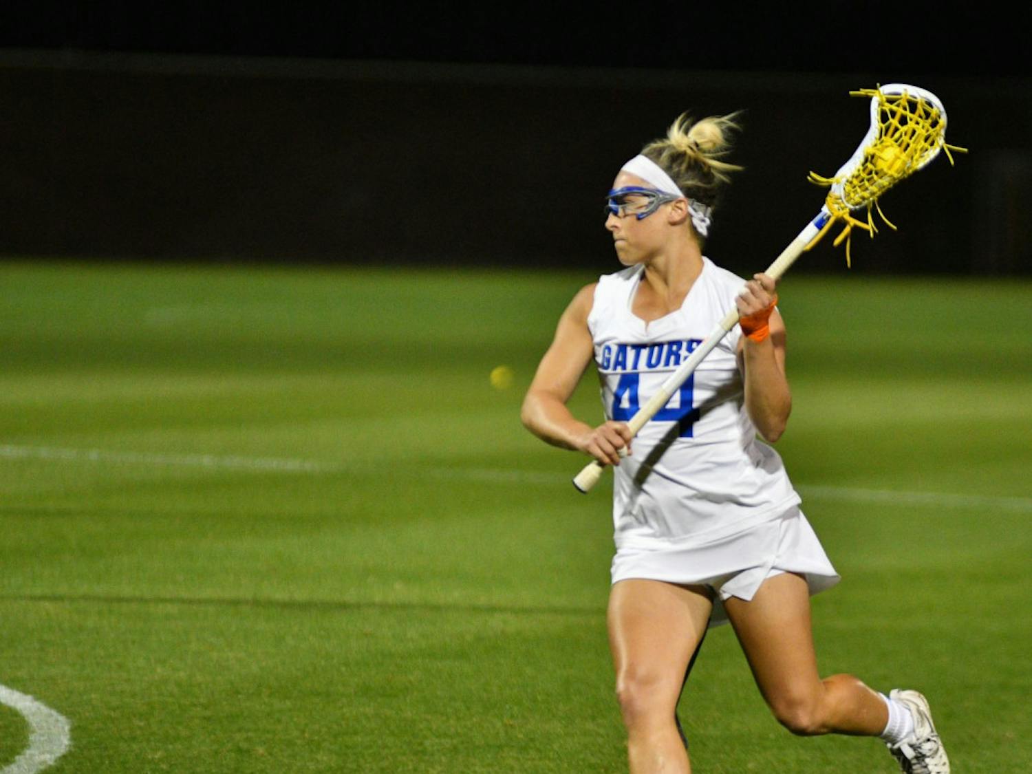 UF midfielder scored just one goal in Florida's 14-13 loss to Navy in Annapolis, Maryland, on Saturday.