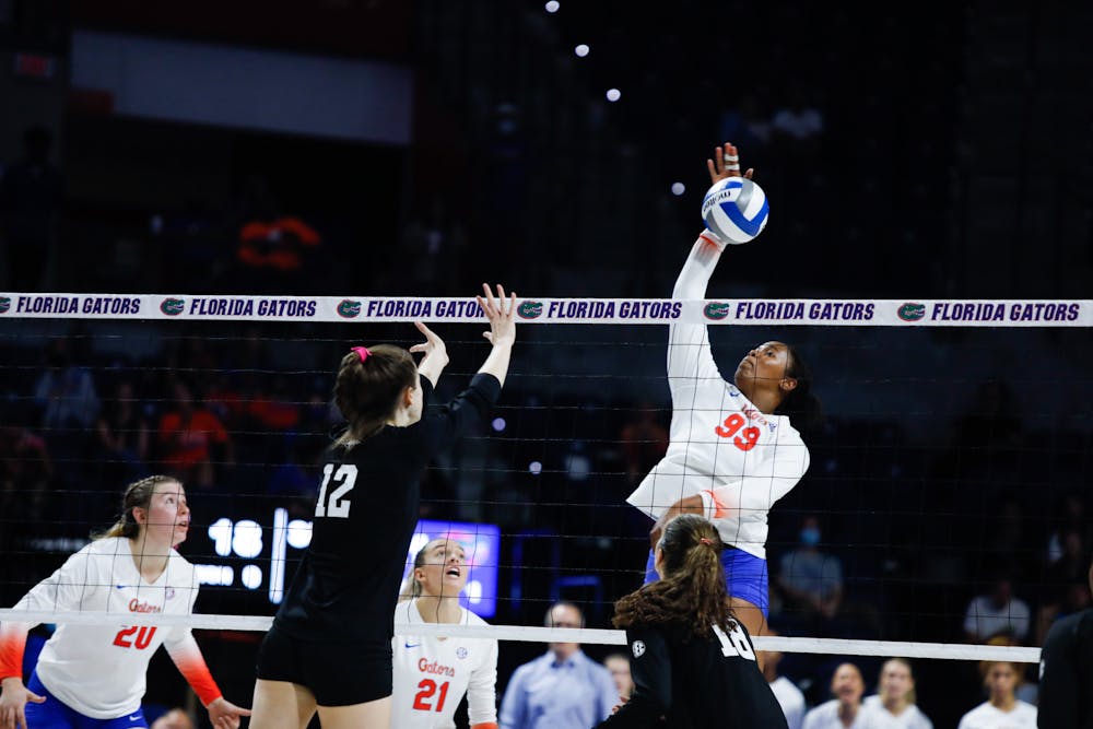 Florida's Lauren Dooley during a match against Texas A&M on Oct. 16.
