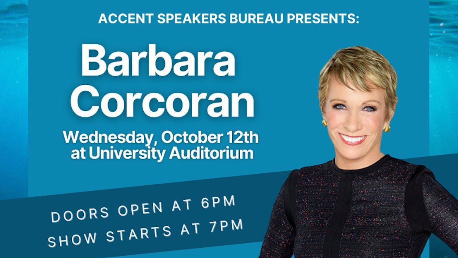 Screenshot of the event poster on the Accent Speakers Bureau's Facebook page. 