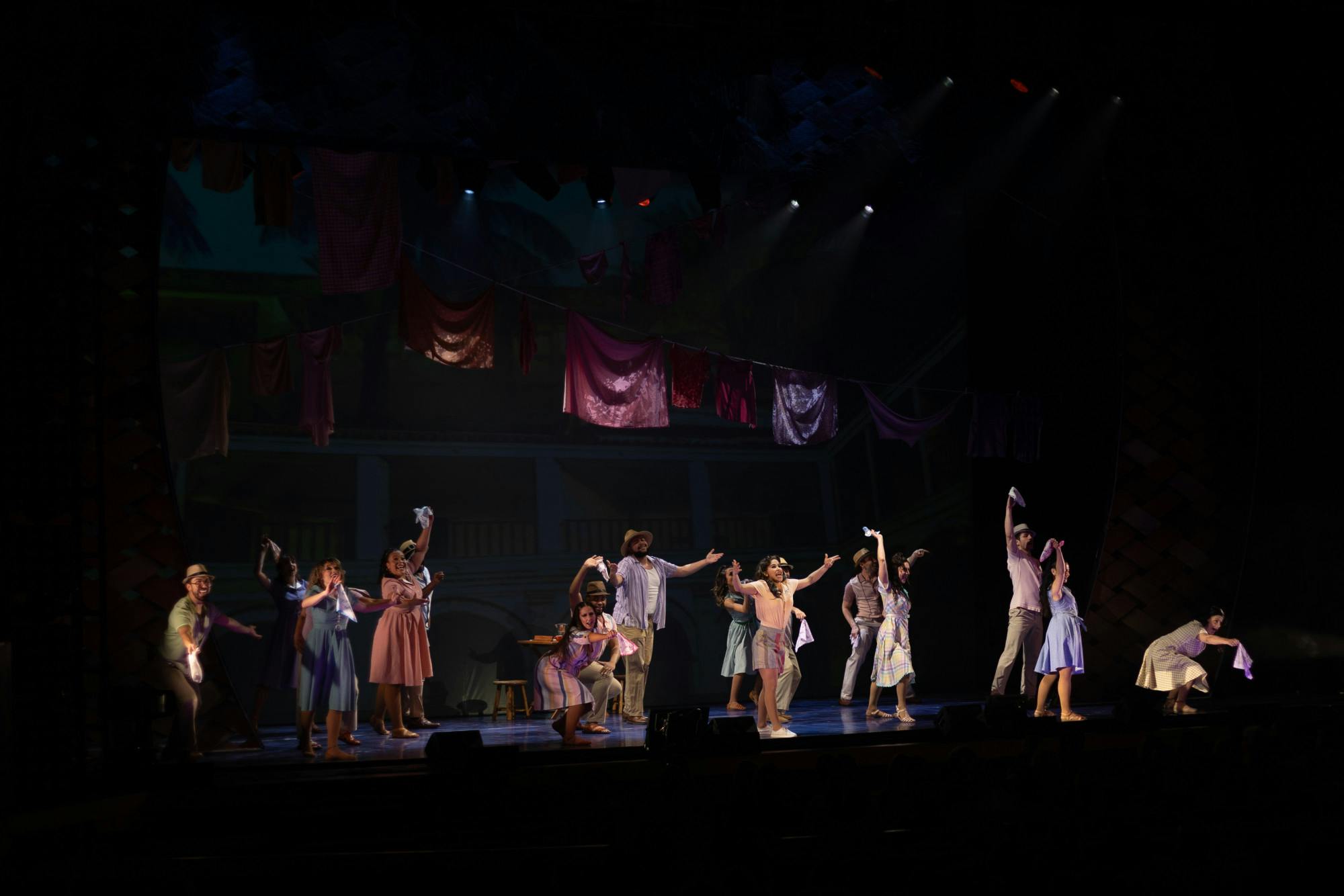 Gaby Albo and Samuel Garnica as Gloria and Emilio Esteban at the Philips Center on Saturday, March 30, 2024.