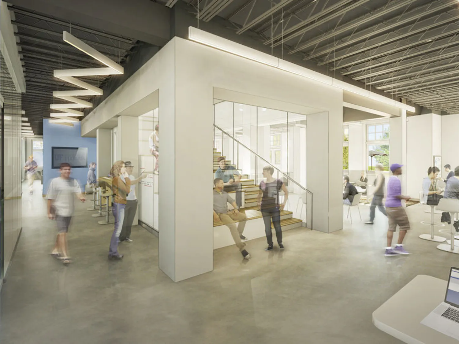 This is a rendering of what Newell Hall is expected to look like in Spring 2016.