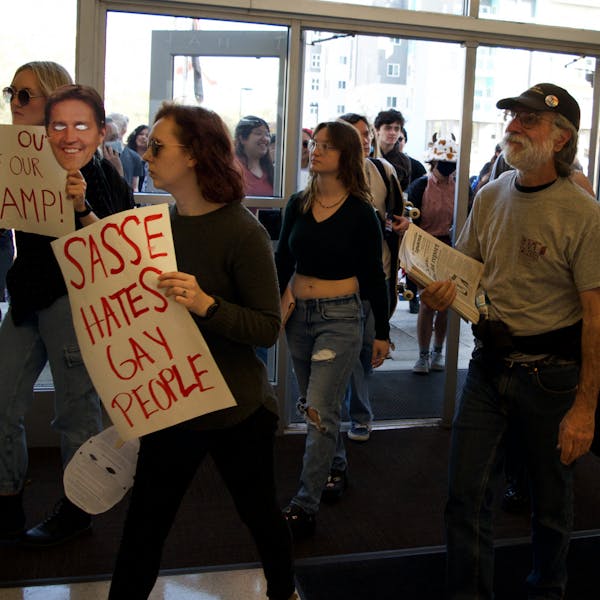 Students Protest Sasse