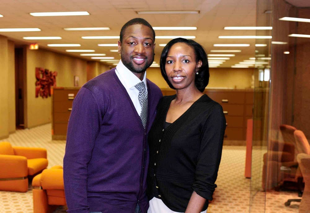 Dwayne Wade is one of the many celebrities Mira Lowe interviewed during her time at JET magazine.