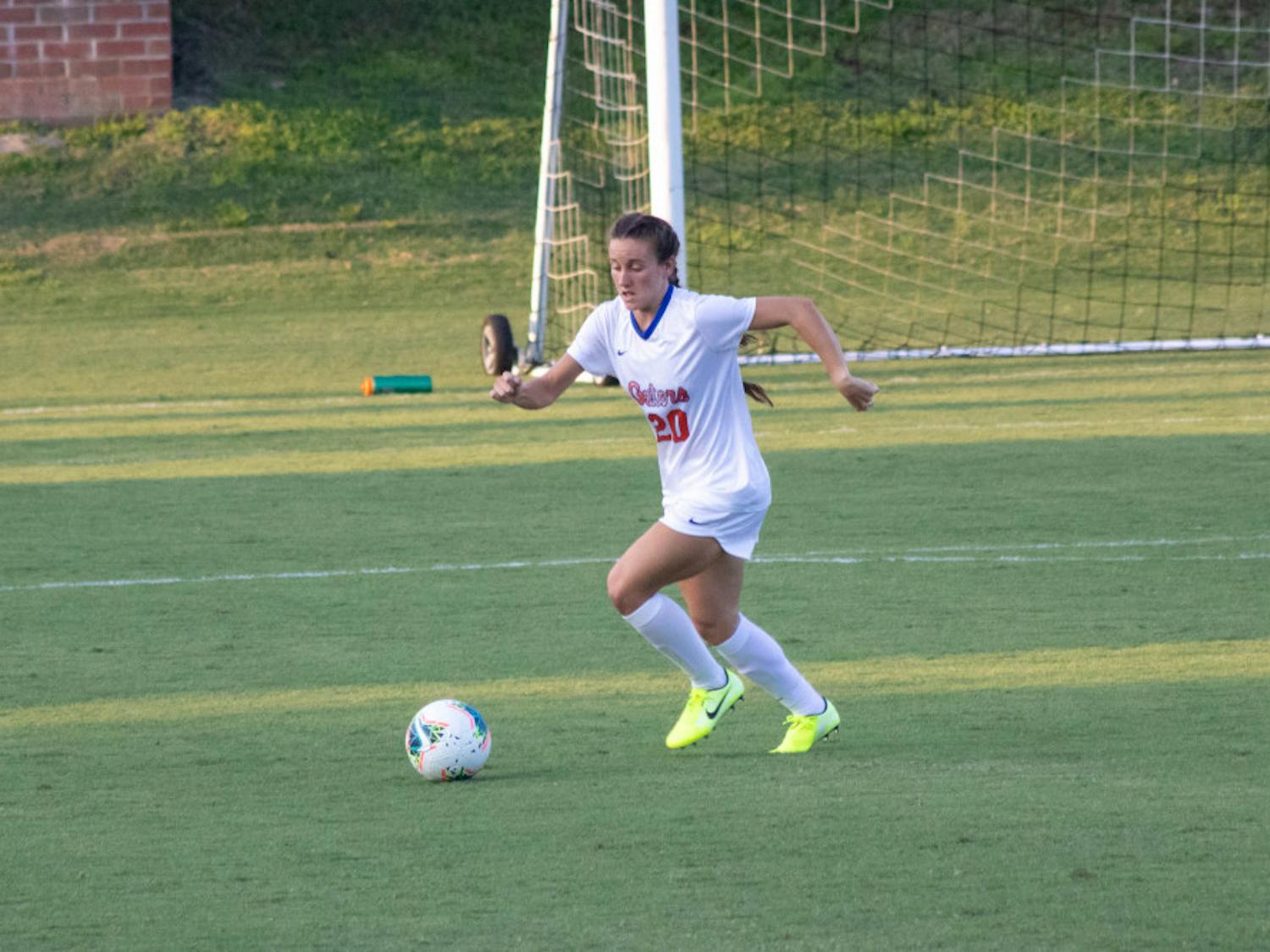 Senior defender Julia Lester — who hadn't recorded a point since her sophomore year — earned the assist on UF's only goal of the tie.