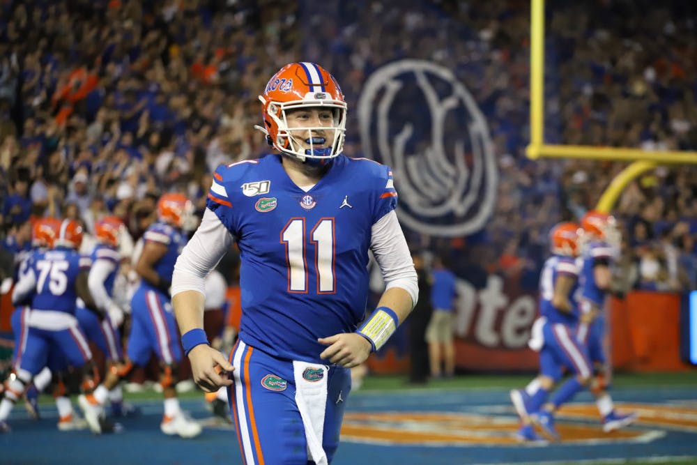 UF quarterback Kyle Trask in the Gators' win over FSU.