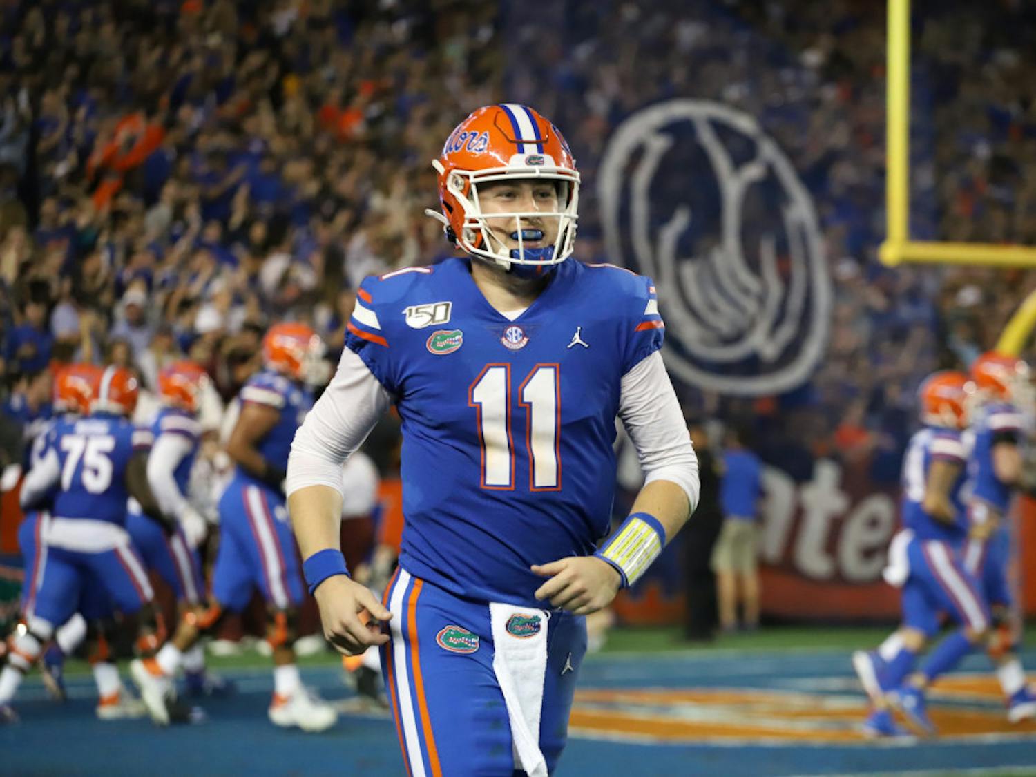 UF quarterback Kyle Trask in the Gators' win over FSU.