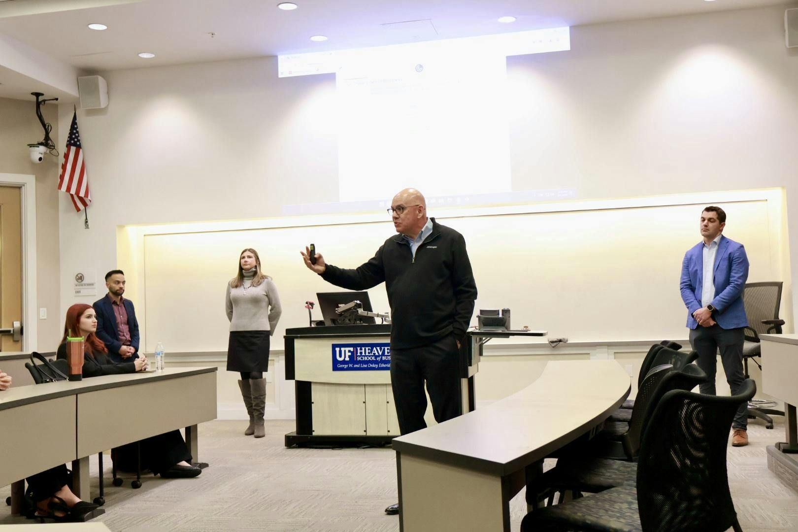 ALPFA and LAWIB collaborate to host JP Morgan professionals for an informational session, Monday, Feb. 2, 2026, in Gainesville, Fla. 