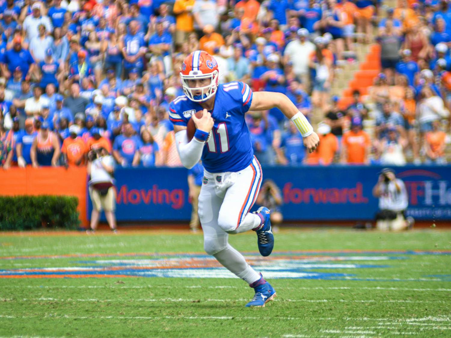 Kyle Trask threw for 293 yards in UF's win over Tennessee.