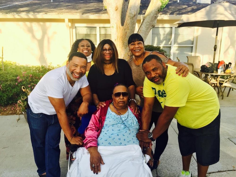 Ella Mae Gordon with five of her nine children. The 78-year-old, remembered for her big heart and unmatched baking skills, died on April 23 following a nearly month-long battle with COVID-19.