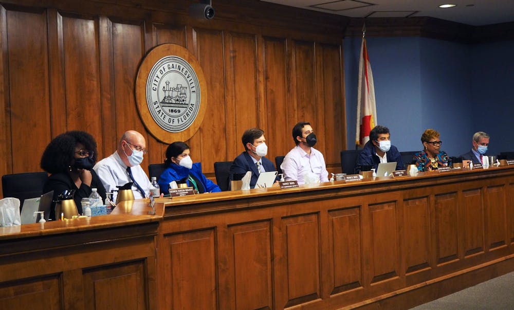 <p>Gainesville city commissioners vote to eliminate exclusionary zoning despite opposition from some residents and elected officials Monday, Oct. 17, 2022. </p>