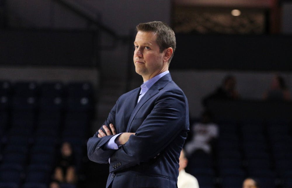 <p>Coach Cameron Newbauer completed his first season with an 11-19 record.&nbsp;</p>
