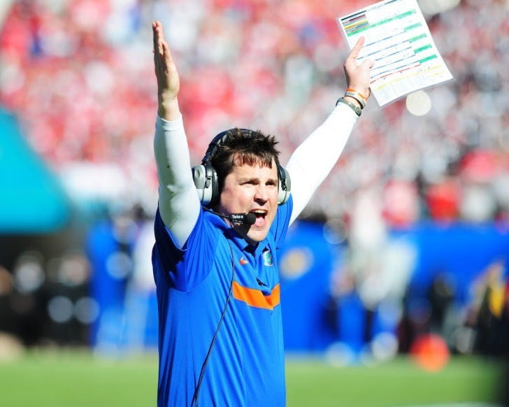 After narrowly missing UF's first losing season since 1979, Florida coach Will Muschamp called the Gators' 7-6 campaign unacceptable and askeed for patience.