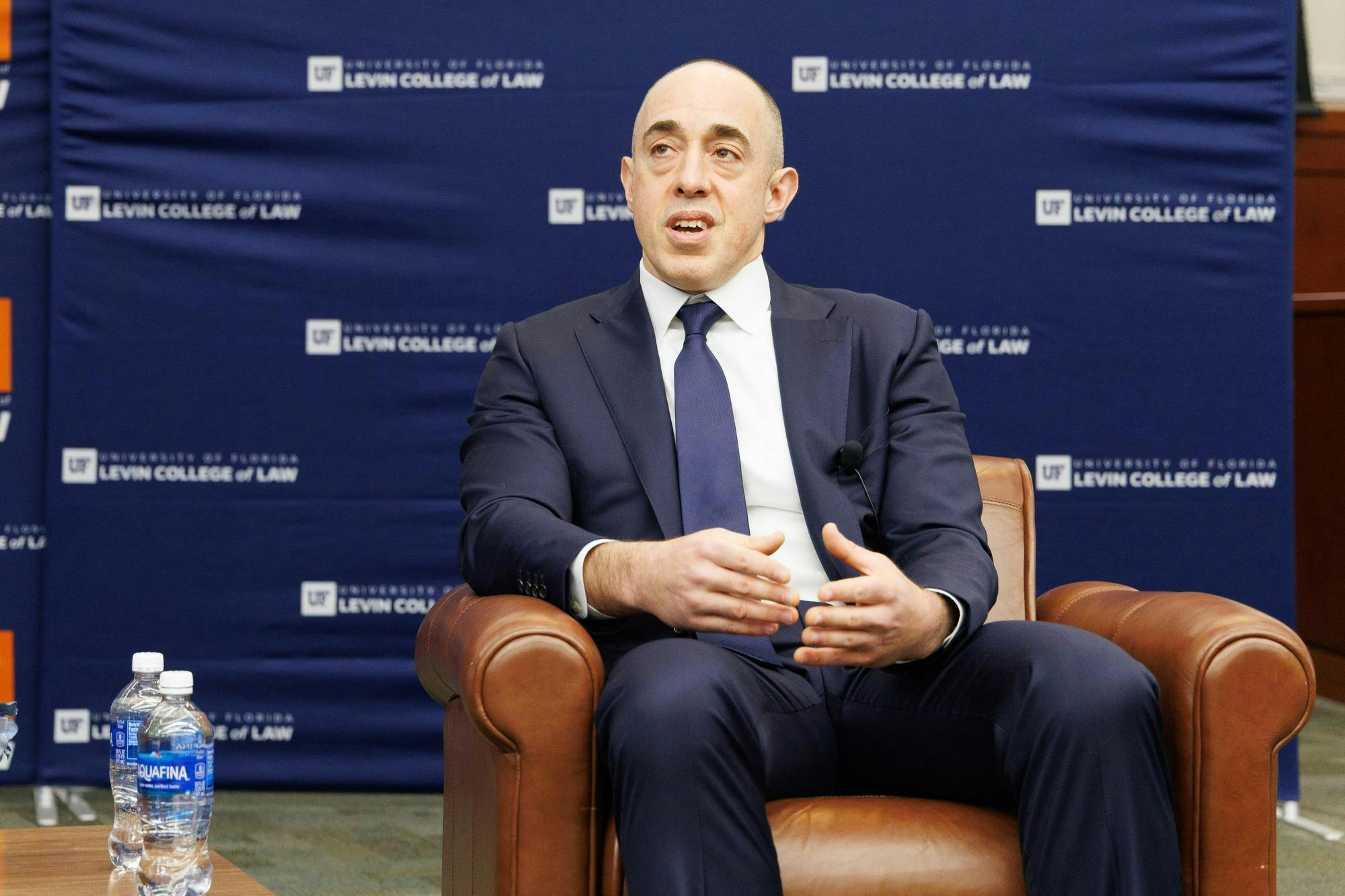 U.S. Circuit Judge Emil Bove speaks at the Martin H. Levin Advocacy Center at the Unveirsity of Florida, Monday, Feb. 9, 2026.