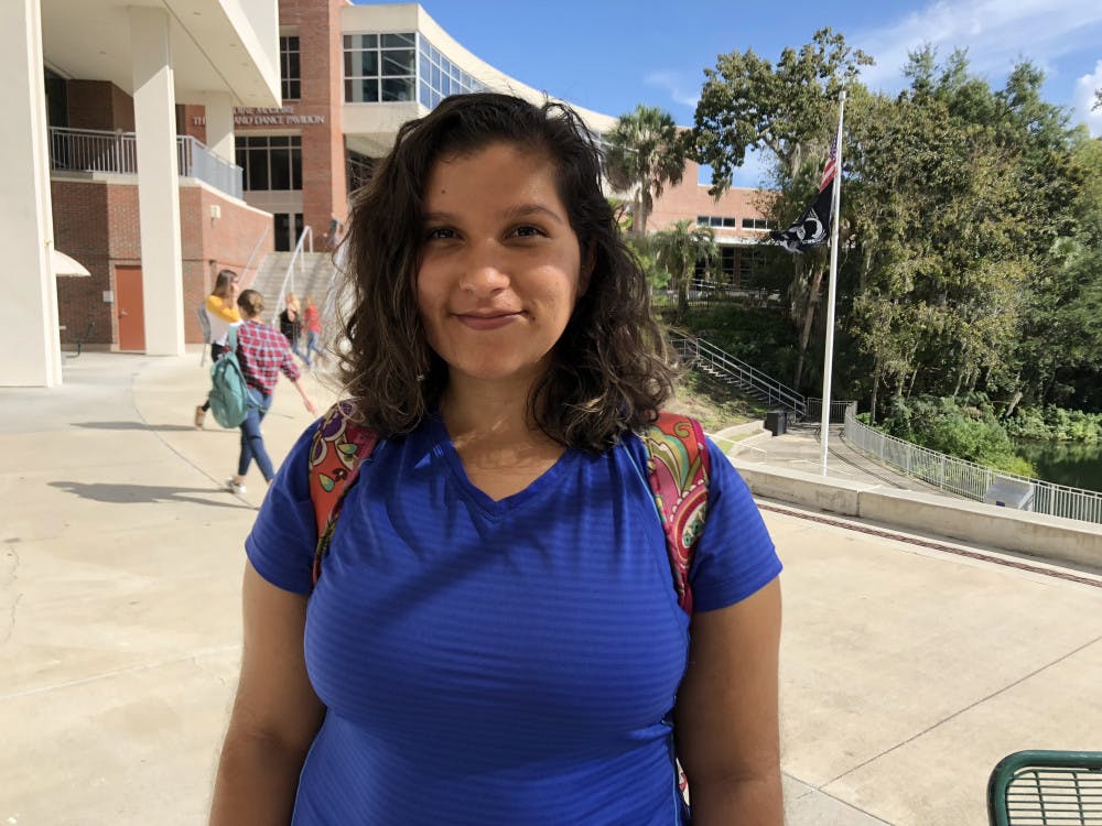 Kaylee Rosario, who voted on election day