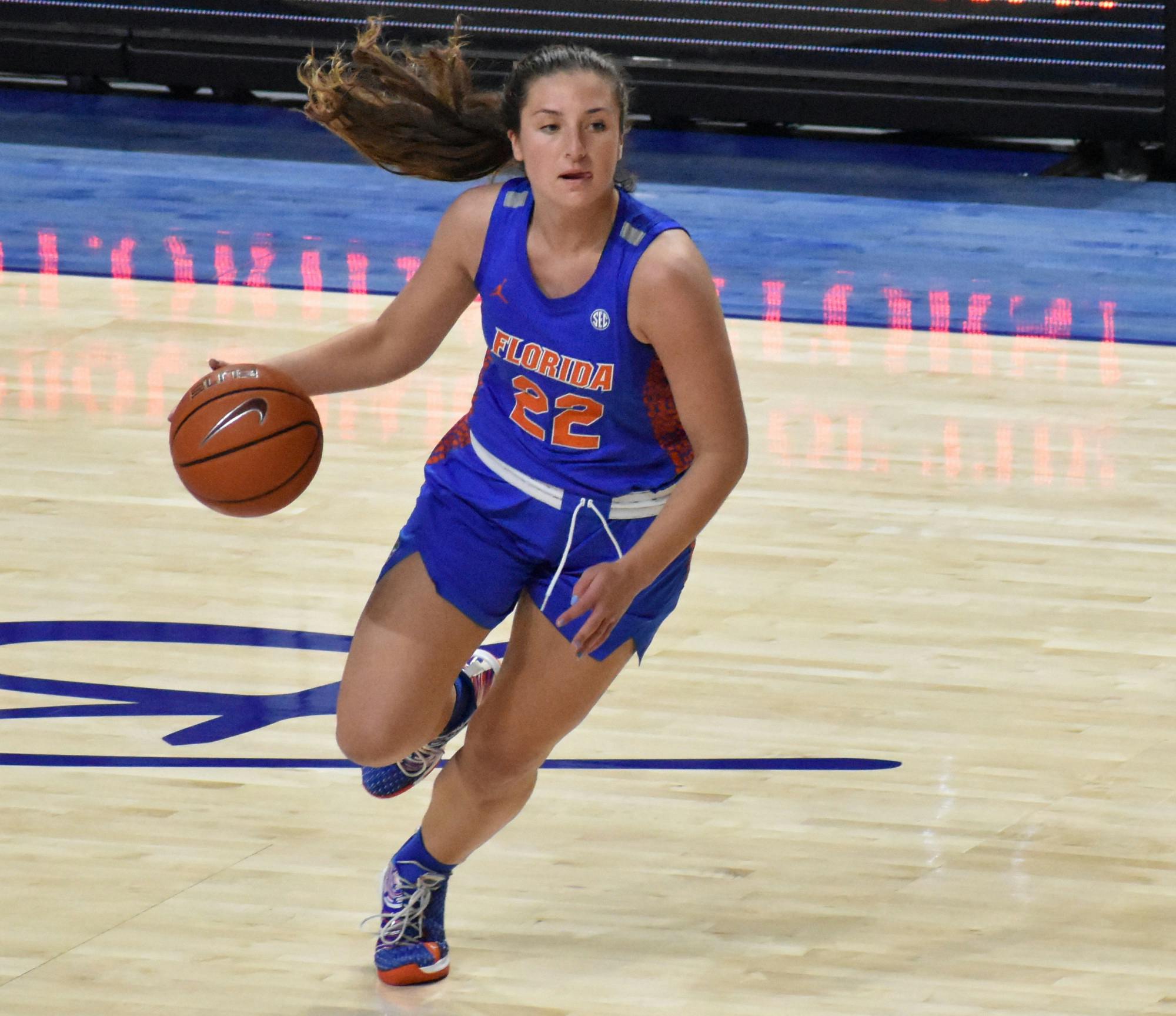 Florida's Brynn Farrell photographed during a game against Alabama on Feb. 18.