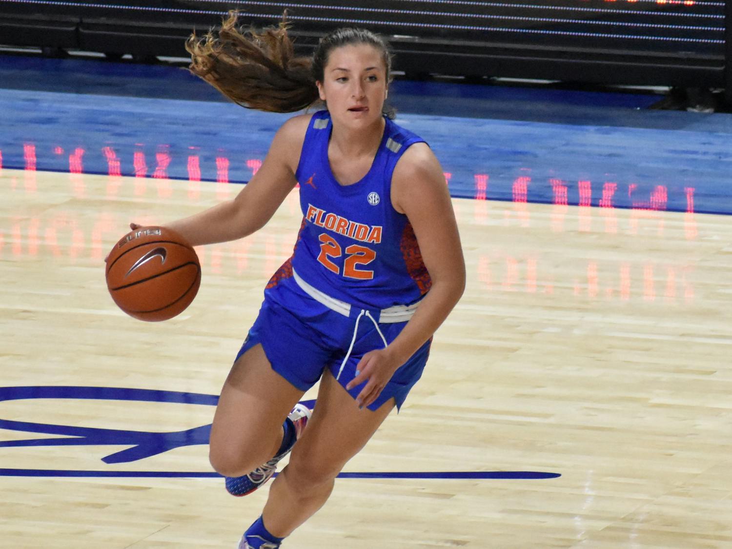 Florida's Brynn Farrell photographed during a game against Alabama on Feb. 18.
