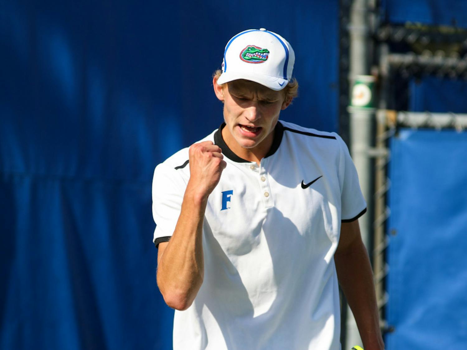 Senior Johannes Ingildsen is expected to lead the men's team this year coming off a strong spring showing, going 6-3 in conference singles.