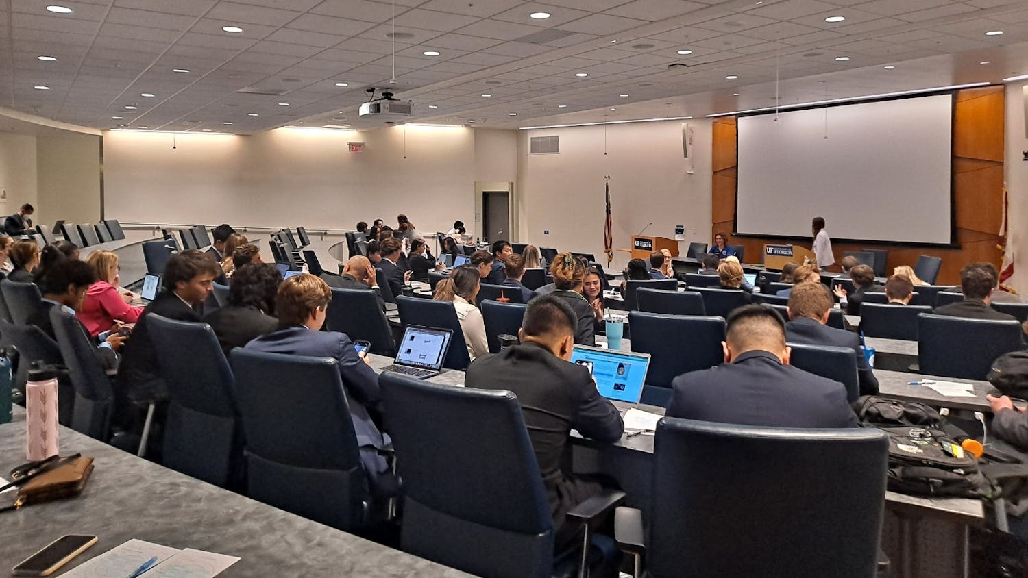 The UF Student Senate meets in the Senate Chamber of the Reitz Union June 7, 2022. 