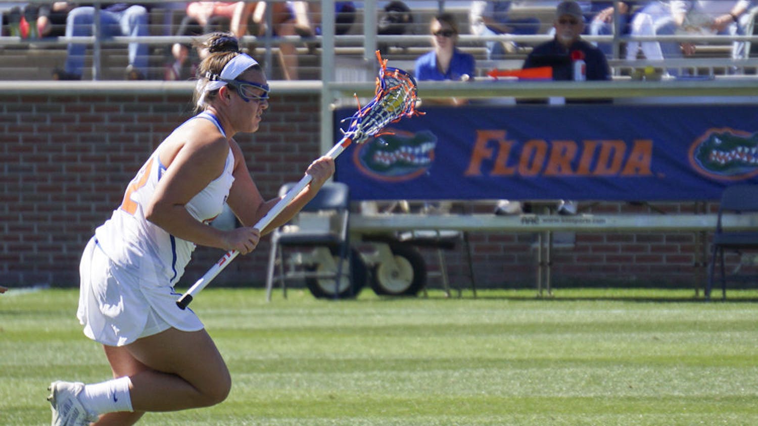 Senior Taylor Bresnahan scored a hat trick for Florida in a dominant, 14-7 victory over Lousiville.