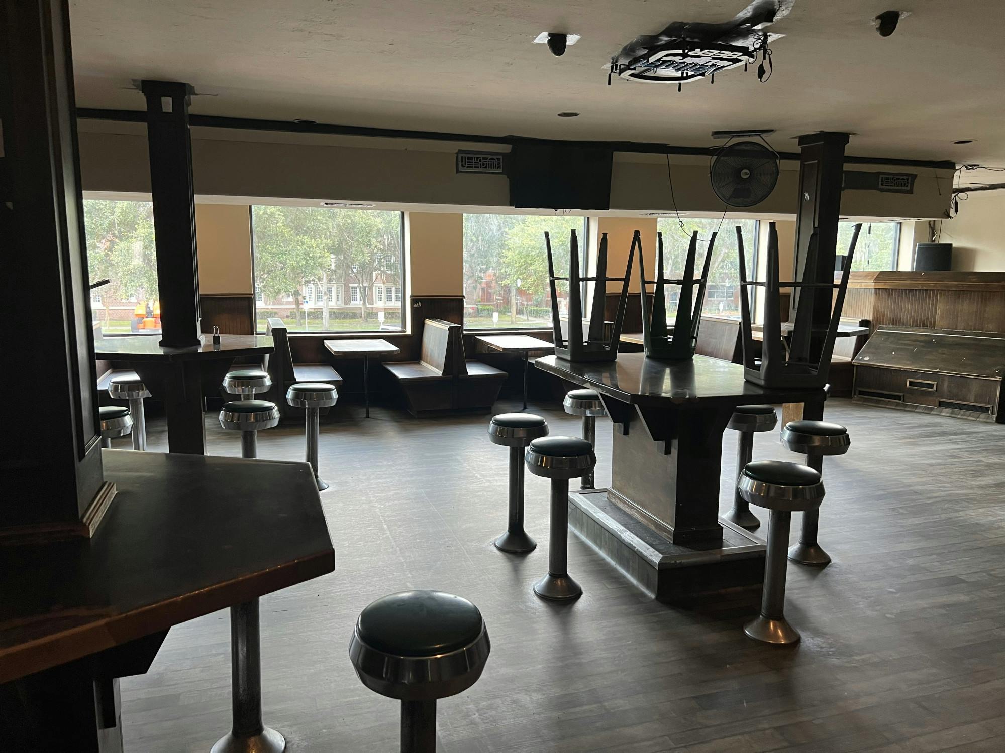 The interior of Liberty Street Pub is seen at 1718 W University Ave. 