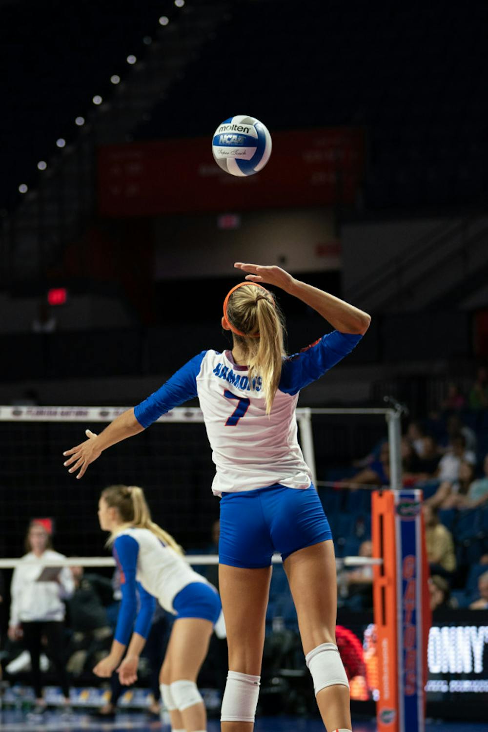 <p dir="ltr"><span>Sophomore outside hitter Paige Hammons recorded a game-high 16 kills and added four service aces in Florida’s four-set win against Arkansas on Sunday afternoon.</span></p><p dir="ltr"><span> </span></p>