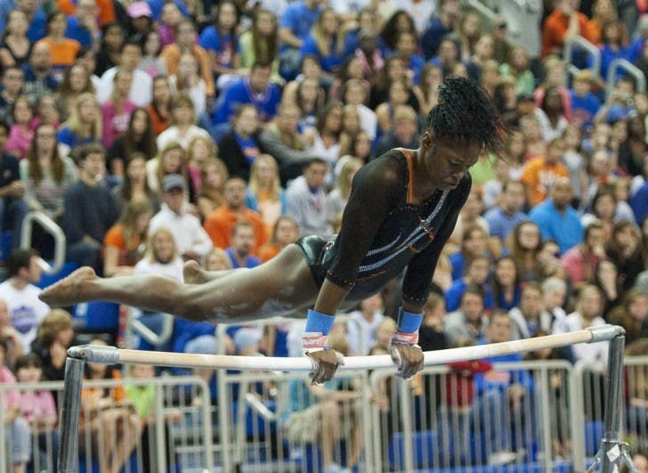 Junior Ashanée Dickerson was named SEC Gymnast of the Week on Tuesday for&nbsp; the third time in her career, following an all-round victory in UF’s quad meet last week.