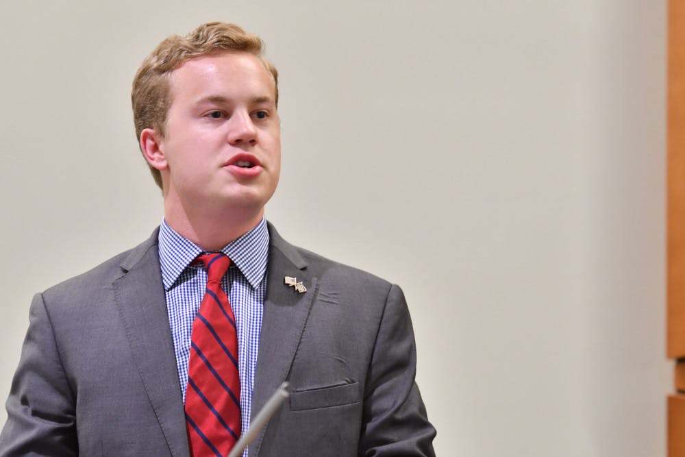 UF Student Body President Smith Meyers  