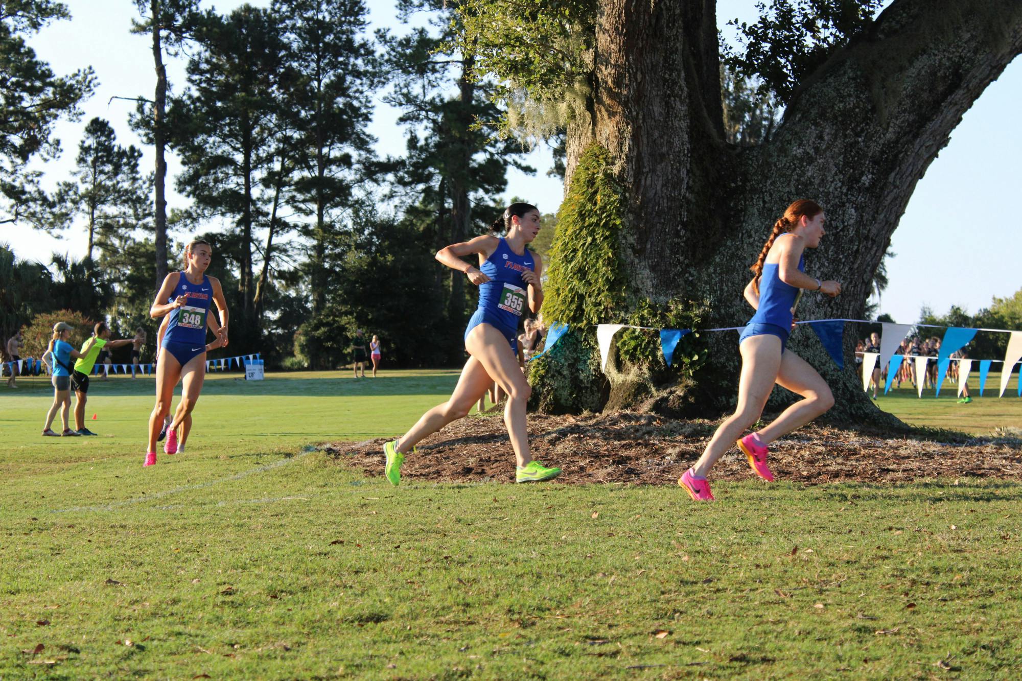 Three Florida runners compete in the Mountain Dew Invitational on Friday, Sept. 15, 2023.