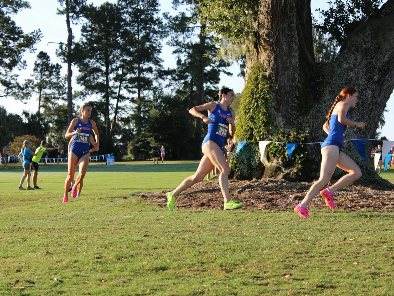 Three Florida runners compete in the Mountain Dew Invitational on Friday, Sept. 15, 2023.