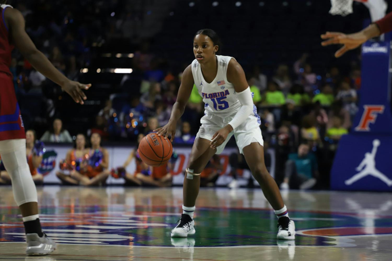 Sophomore Nina Rickards had nine points, eight rebounds and two assists in the Gators first game of the 2020-2021 season.
