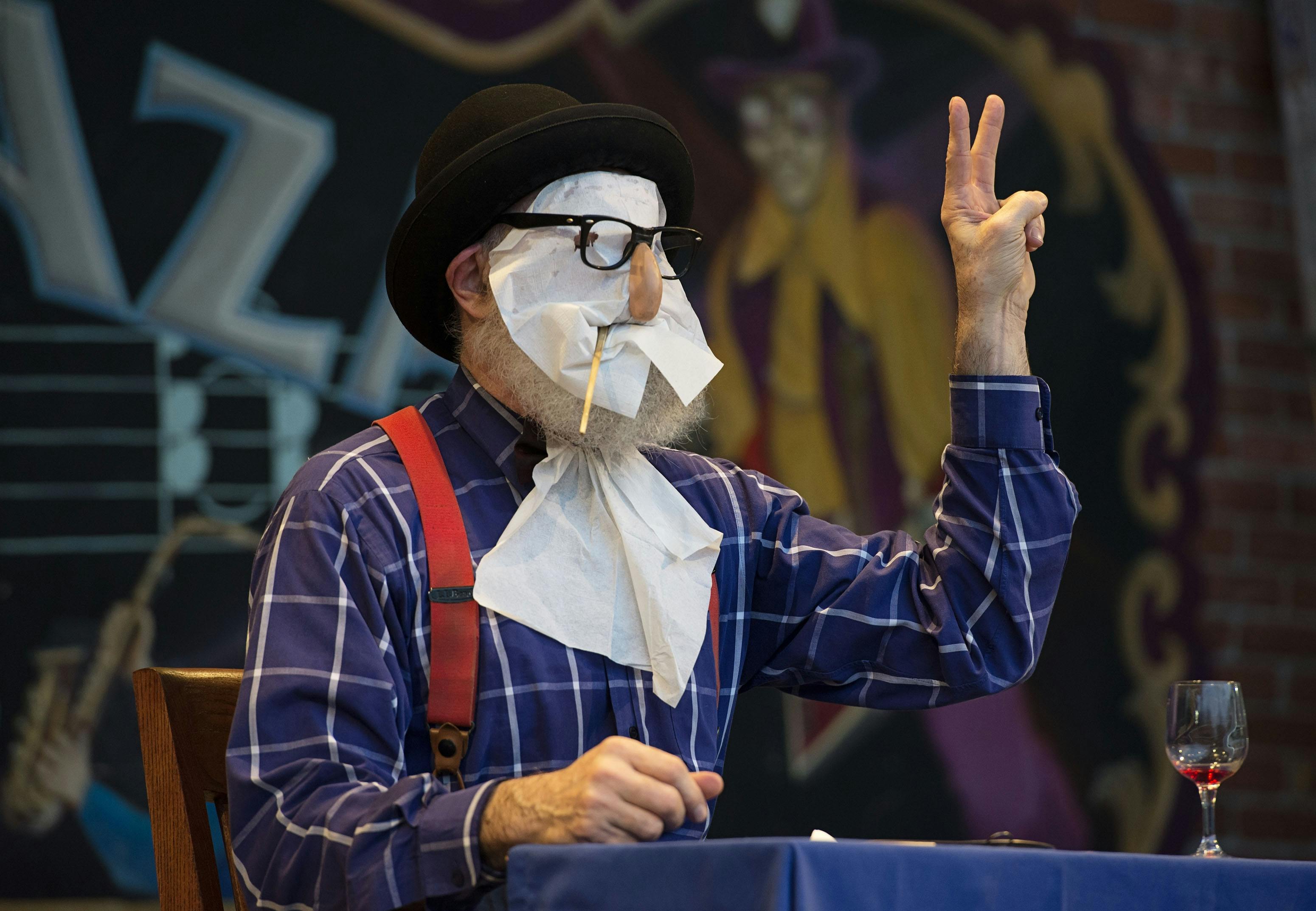 Clown and film star Avner Eisenberg, whose stage name is Avner the Eccentric, will be returning to perform at this year’s Jest Fest on Sunday.