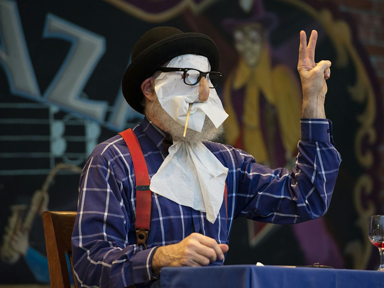 Clown and film star Avner Eisenberg, whose stage name is Avner the Eccentric, will be returning to perform at this year’s Jest Fest on Sunday.