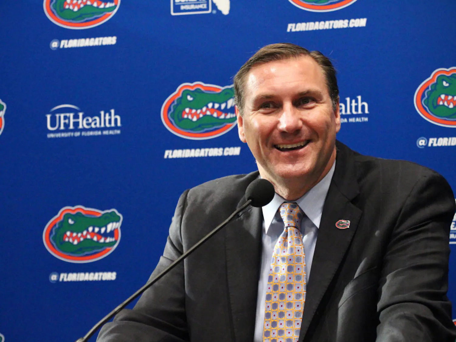 UF head coach Dan Mullen shared his team weapons policy at UF Media Day on Thursday. "I have a no-weapons policy, but it’s not like you’re not allowed to have a gun," he said.