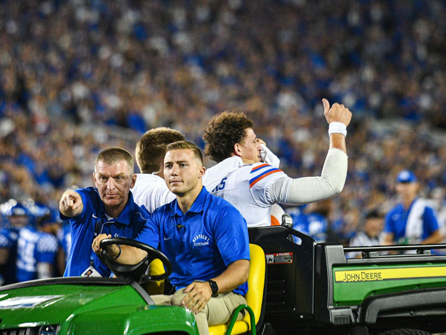 Mullen: “They feel pretty certain there was a break and some dislocations, so he’ll be out for the year. Obviously a huge loss for us.”