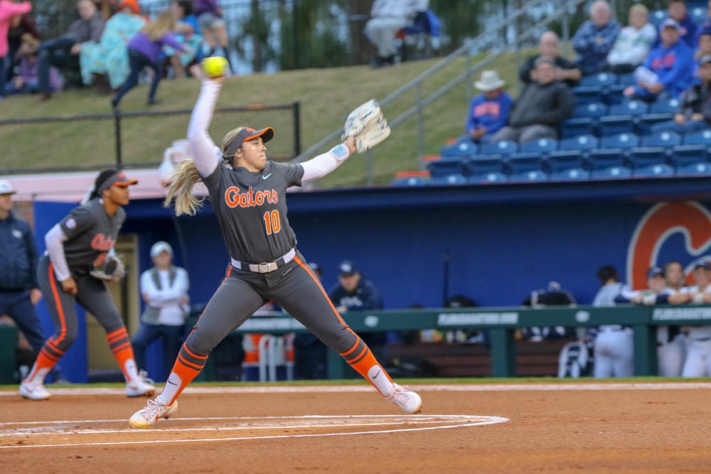<p>Natalie Lugo comes into the 2021 season as Florida&#x27;s best weapon in the circle, finishing the brief 2020 campaign with a 1.64 ERA.</p>