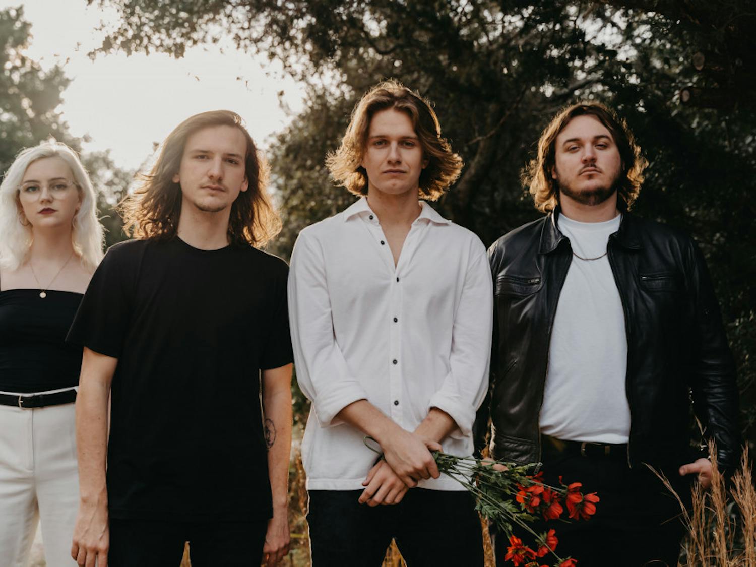 (L-R) Madeline Jarman (bass), Tristan Duncan (guitar), Dillon Basse (vocals) and Adrian Walker (drums) of flipturn will be kickstarting their 2020 "Something You Needed" tour at High Dive this Saturday.