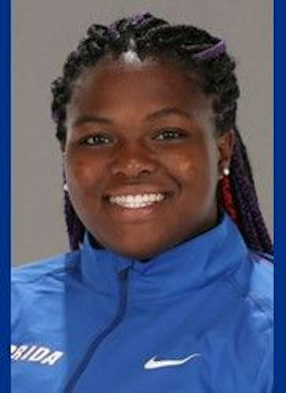 <p>UF track and field athlete Lloydricia Cameron.&nbsp;</p>