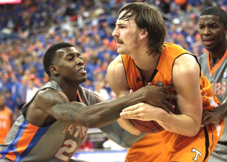 With forward Will Yeguete ruled out of the game with a concussion, Florida will be relying on little-used 6-foot-6 forward Casey Prather (left) against Alabama tonight.