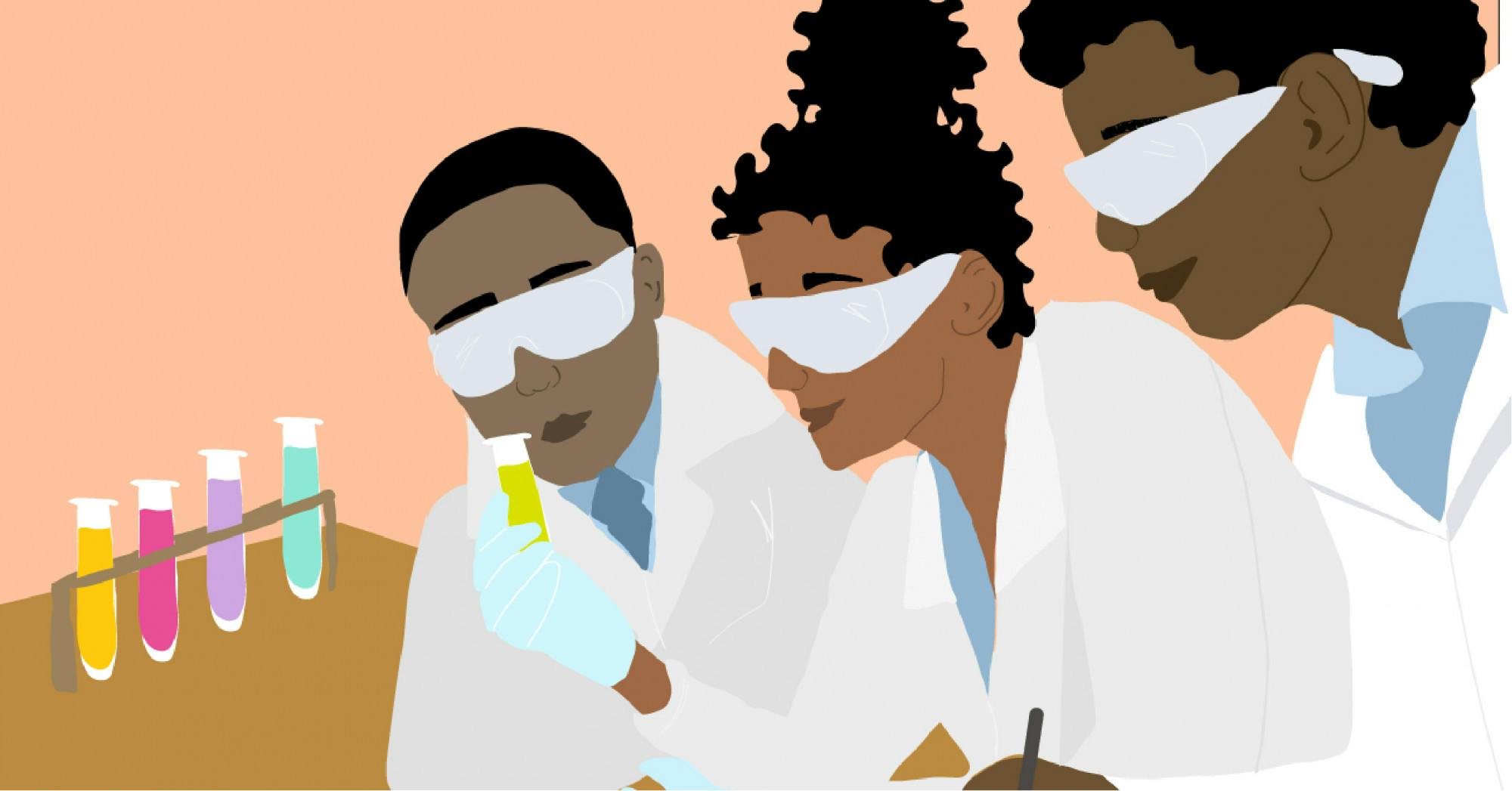 Graphic of Black researchers