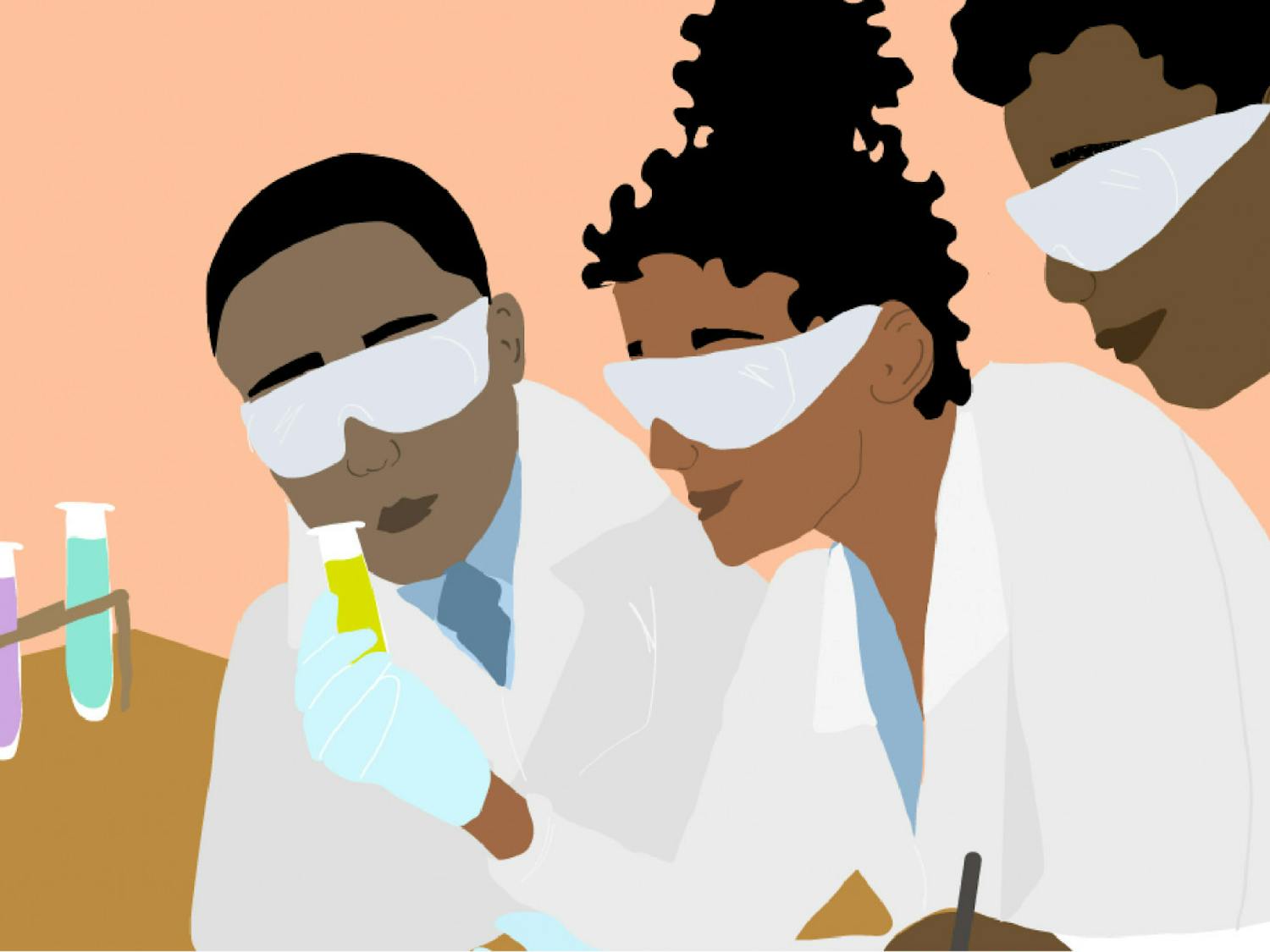 Graphic of Black researchers