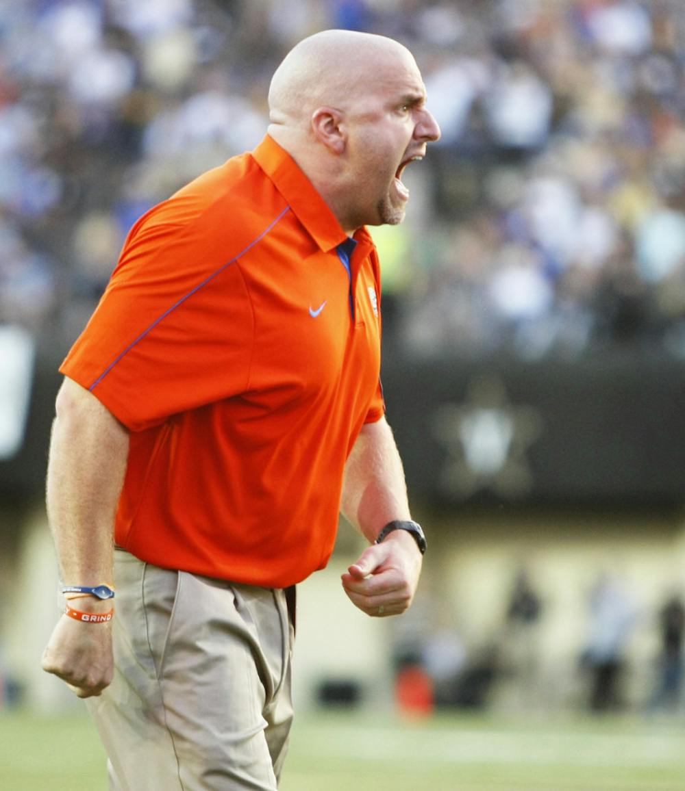 <p>Strength coach Jeff Dillman brings a fiery attitude to the Gators football team. Florida has transformed from the "soft" team Gators coach Will Muschamp described at the end of last season to a team with three second-half comebacks this year.</p>