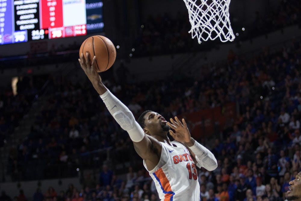 <p>Forward Kevarrius Hayes stepped up on defense the last time the Gators played in Athens against <span id="docs-internal-guid-e0000b2d-45c5-d56d-9a59-83786a08853d"><span>Yante Maten and the Georgia Bulldogs. Maten currently leads the SEC in scoring. </span></span></p>