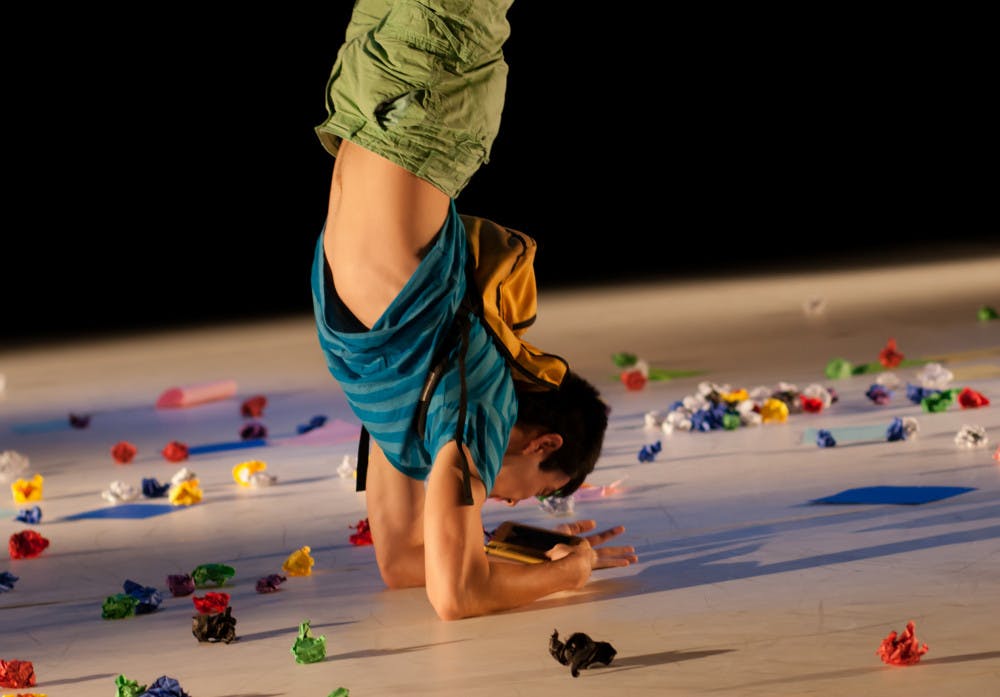Daniel Morimoto performs at the UF School of Theatre and Dance’s Spring BFA Dance Showcase in April. The dancer will perform his project at the Fall BFA Dance Showcase.